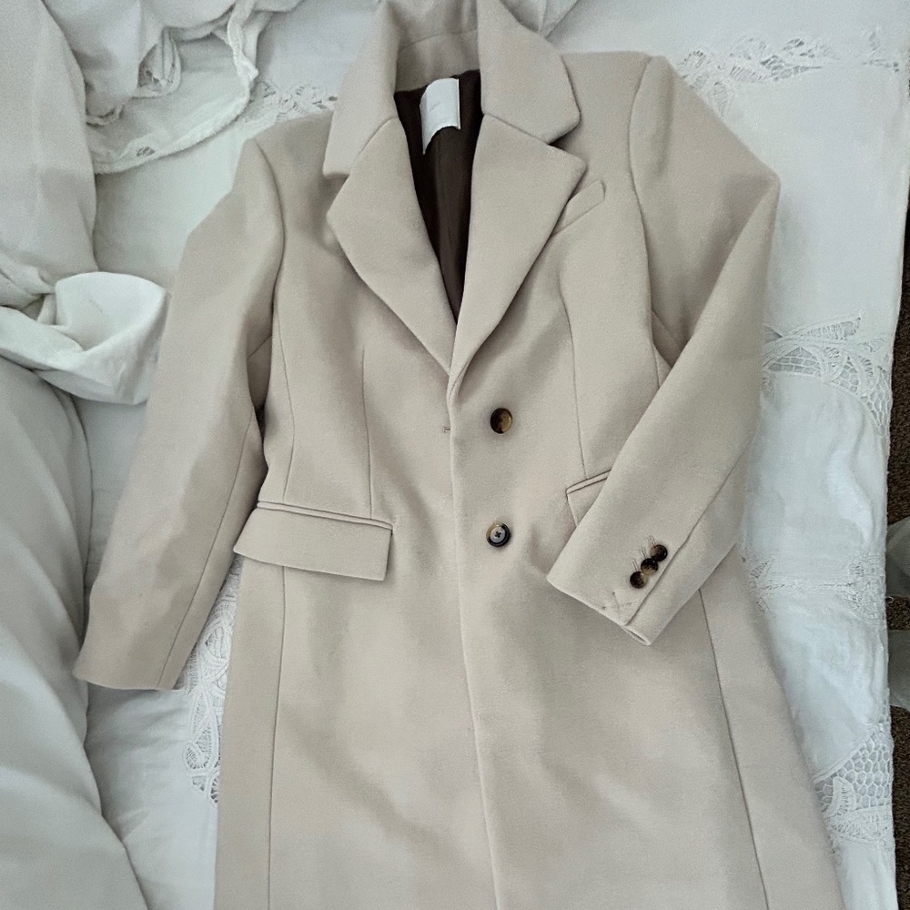 Long Beige Coat